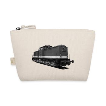 Lokomotive V 100 Diesel Deutsche Reichsbahn DDR - Bio-Täschchen - Natur - Vorne