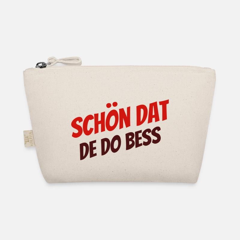 SCHÖN DAT DE DO BESS - Bio-Täschchen - Natur