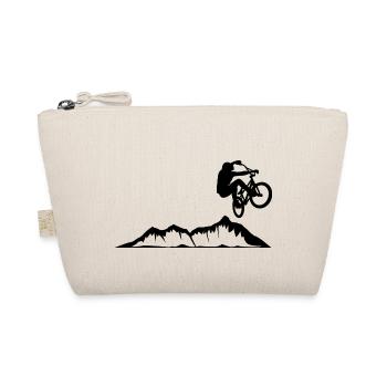 Radfahrer Geschenk Fahrrad Sport Downhill - Bio-Täschchen - Natur - Vorne