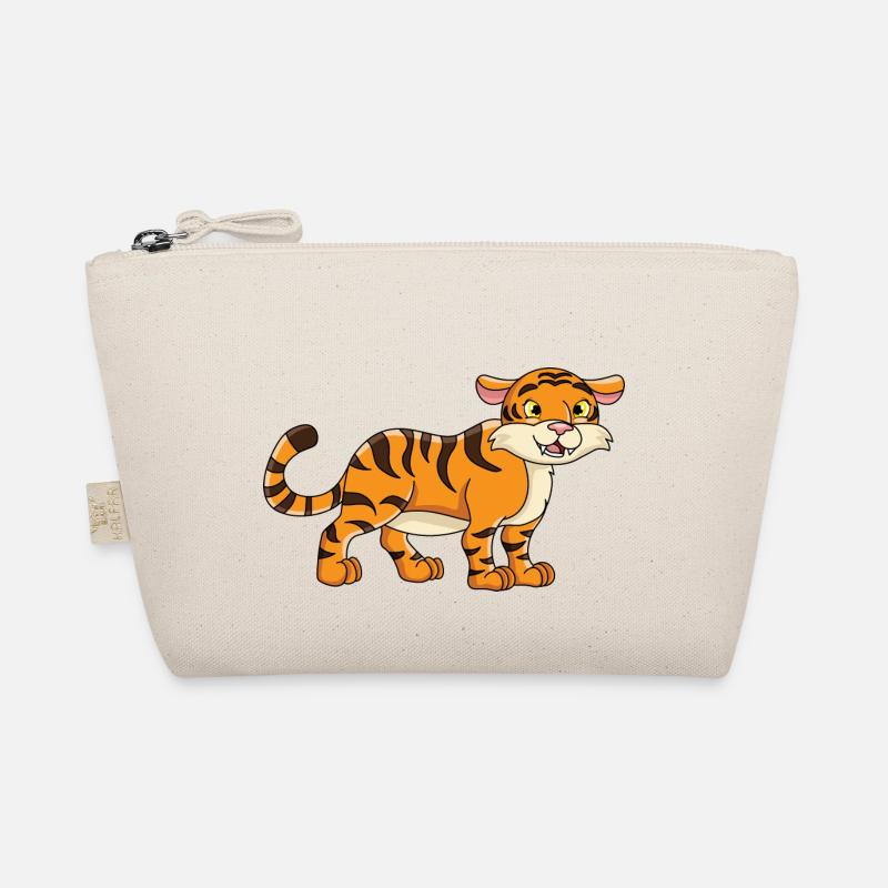 Tiger - Bio-Täschchen - Natur