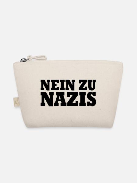 Nein zu nazis - Bio-Täschchen - Natur