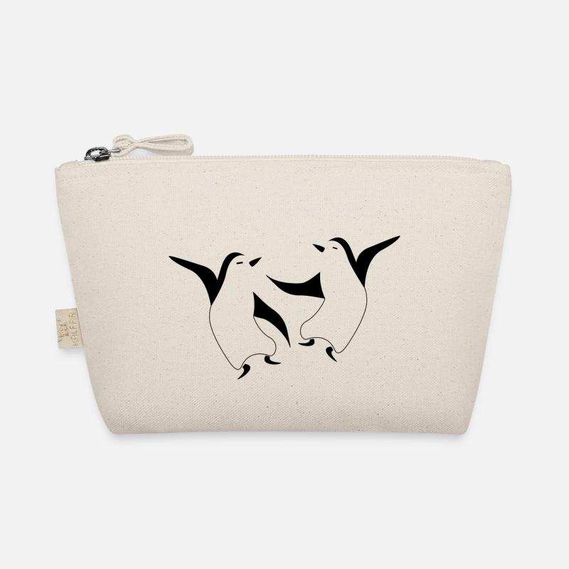 monitos Pinguin - Bio-Täschchen - Natur