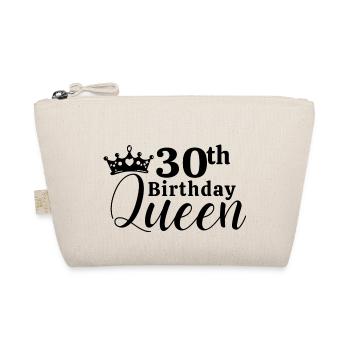 30. Geburtstag - Bio-Täschchen - Natur - Vorne