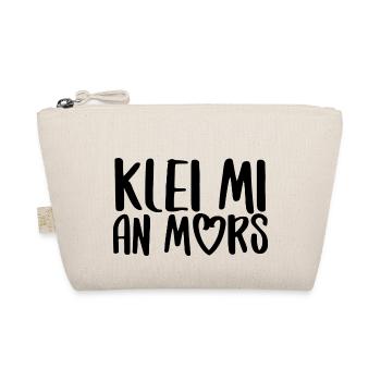 klei mi an mors Plattdeutsch platt Dialekt - Bio-Täschchen - Natur - Vorne