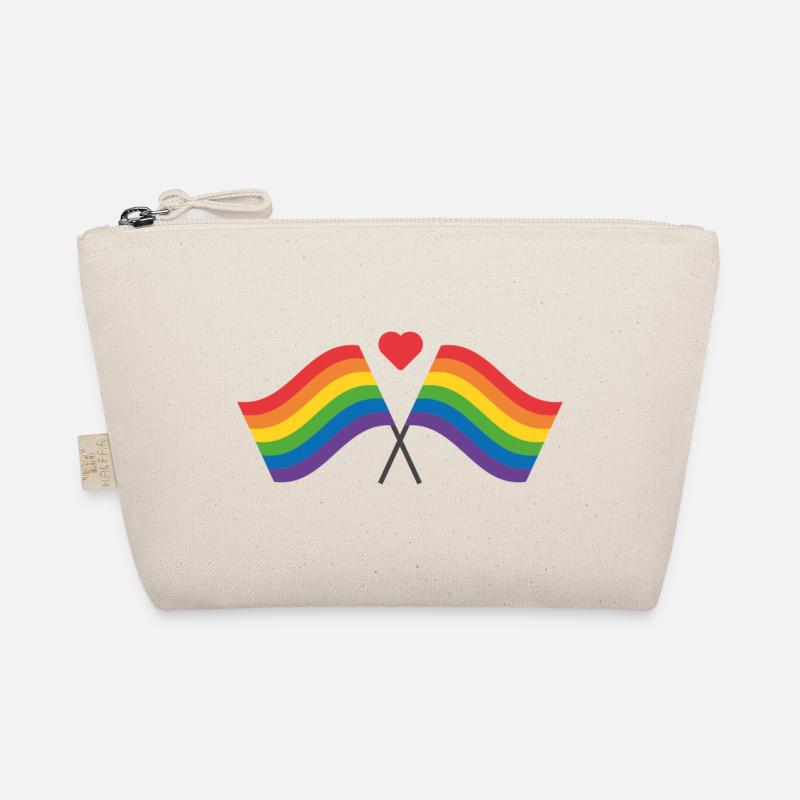 Rainbow flag - Bio-Täschchen - Natur