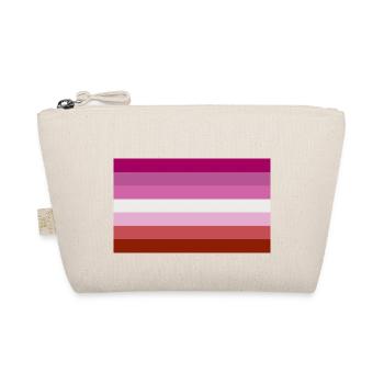 Lesbian flag - Organic Pouch - nature - Front