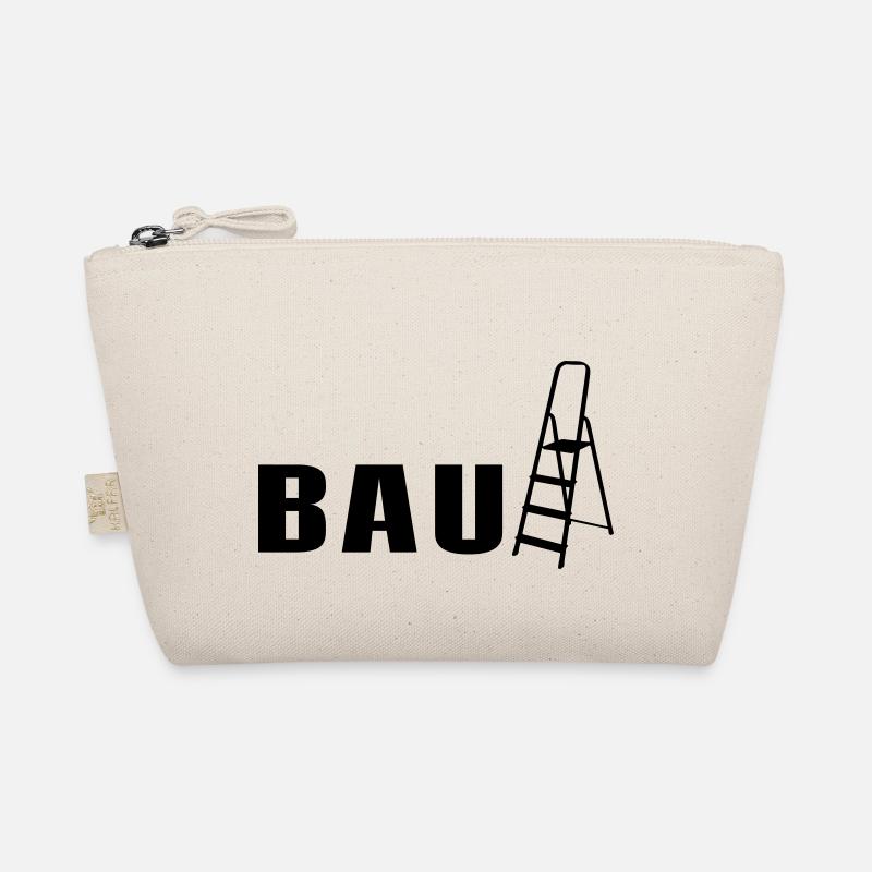 Bauleiter lustiges Baushirt Baustelle Bauherr - Bio-Täschchen - Natur