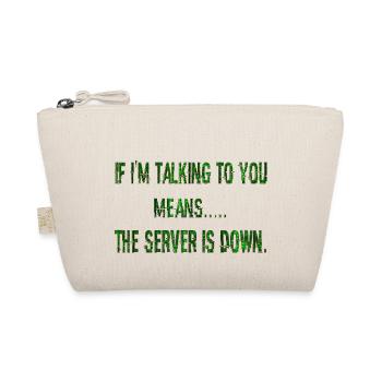Hacking hacker hacker computer cybersecurity - Organic Pouch - nature - Front