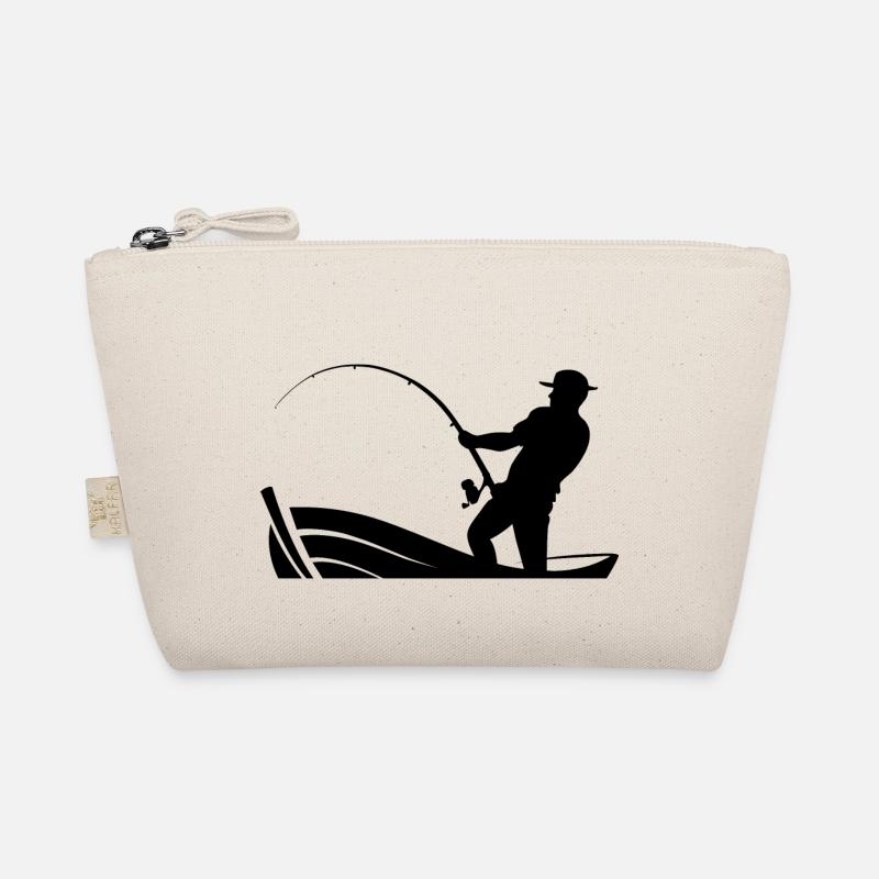 Pêcheur dans le bateau Trousse biologique