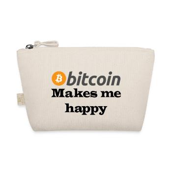 bitcoin makes me happy - Trousse biologique - nature - Devant