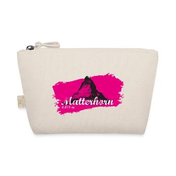 Matterhorn - Matterhorn in Pink - Bio-Täschchen - Natur - Vorne