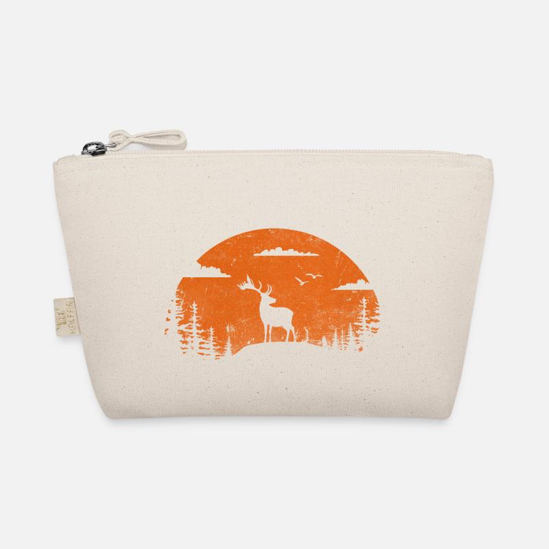 Hirsch Rothirsch Rotwild Jäger Wald Waldtier Bio-Täschchen