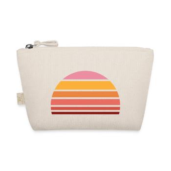 Retro Sonne - Bio-Täschchen - Natur - Vorne