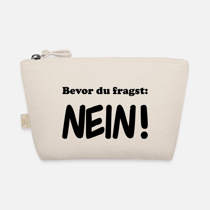 bevor du fragst nein Bio-Täschchen