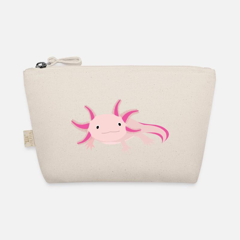 Axolotl - Bio-Täschchen - Natur