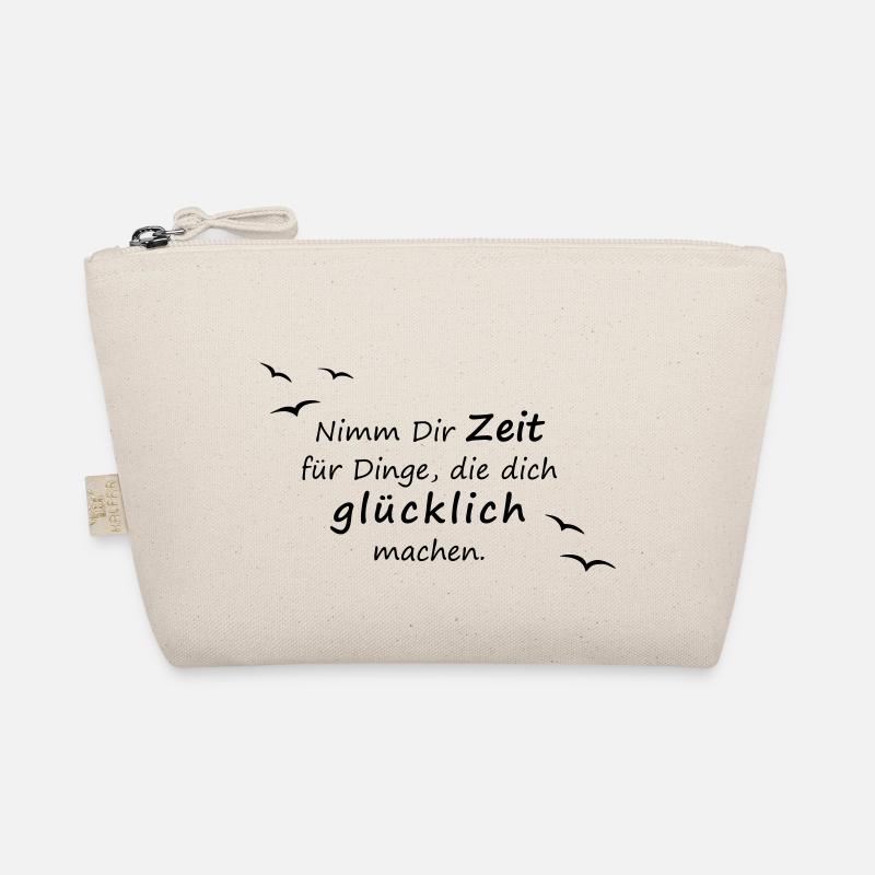 Nimm Dir Zeit - Bio-Täschchen - Natur