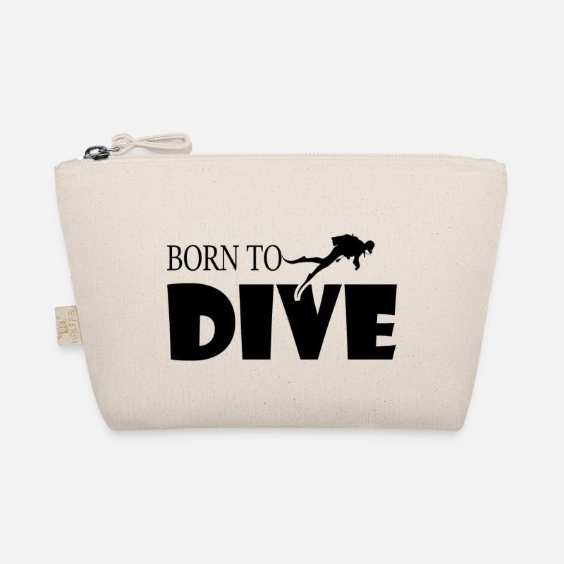 Diving Dive Dive Organic Pouch