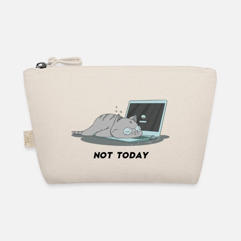 Sleeping cat not today Organic Pouch
