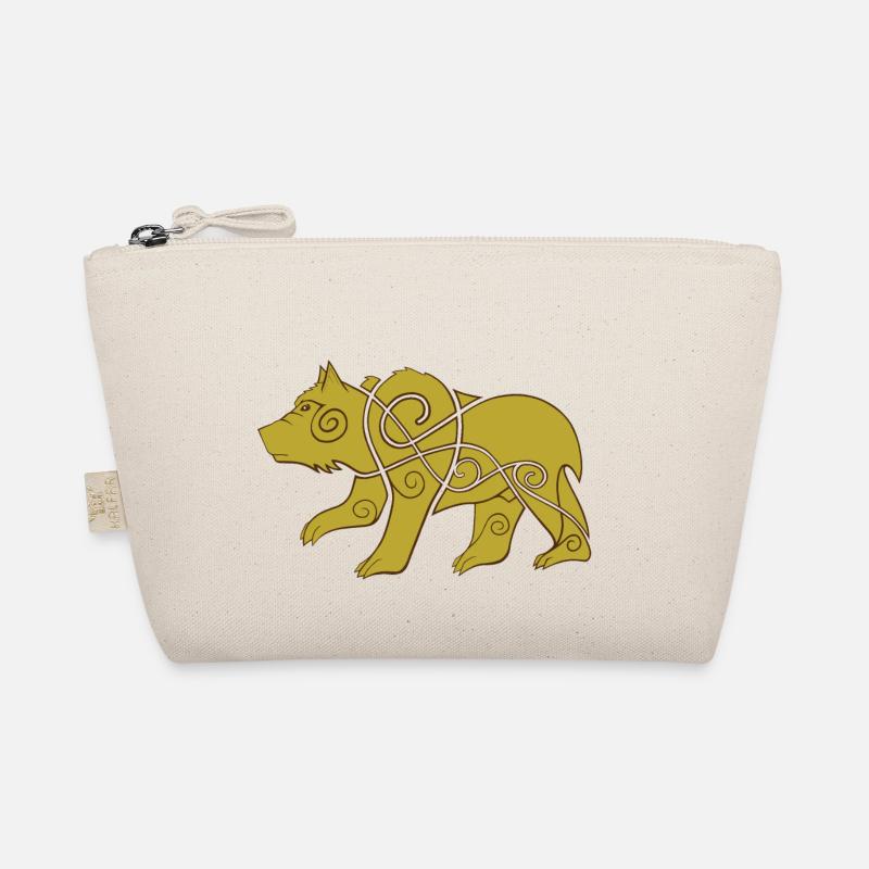 A Viking druid, shapeshifting into bear form Organic Pouch