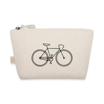 bike bike fixie bike bike - Organic Pouch - nature - Front