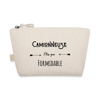Camionneuse plus que formidable humour citation - Trousse biologique - nature - Devant