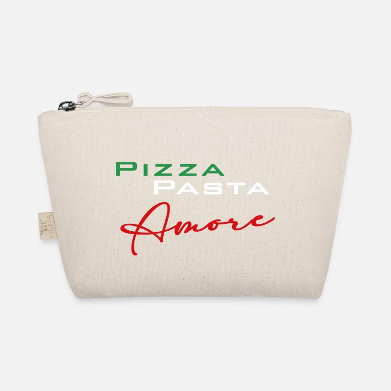 Pizza Pasta Amore - Bio-Täschchen - Natur