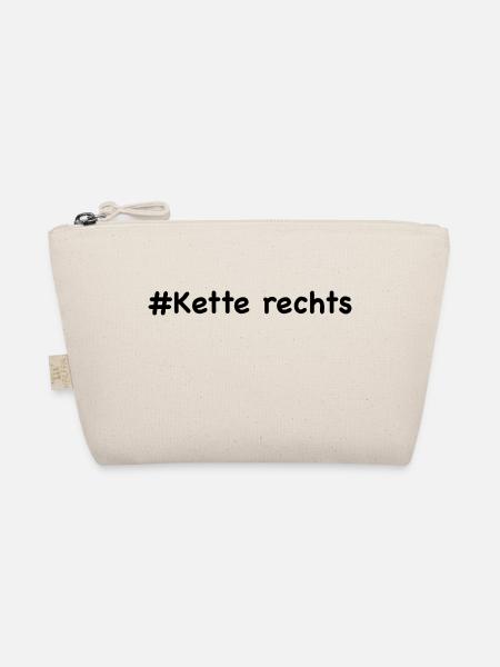 Kette rechts Bike Fahrrad - Bio-Täschchen - Natur