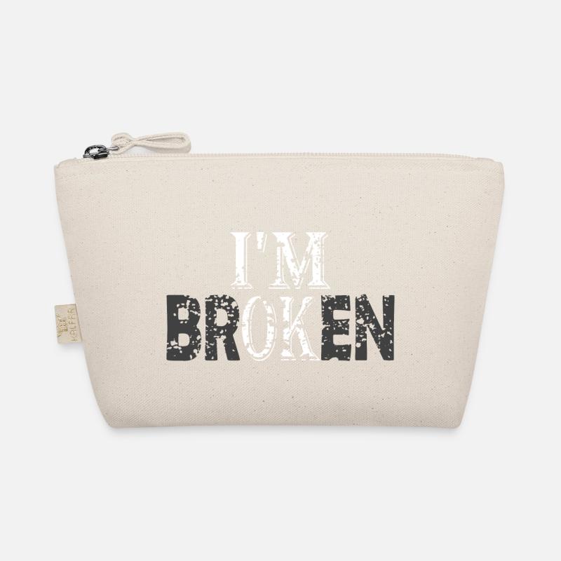 I'm ok - broken sad Organic Pouch