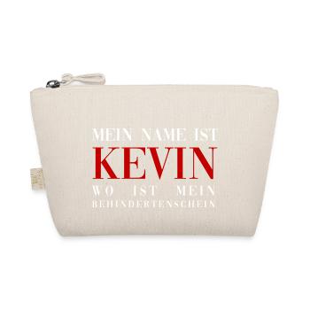 Mein Name ist Kevin - troll design - Bio-Täschchen - Natur - Vorne