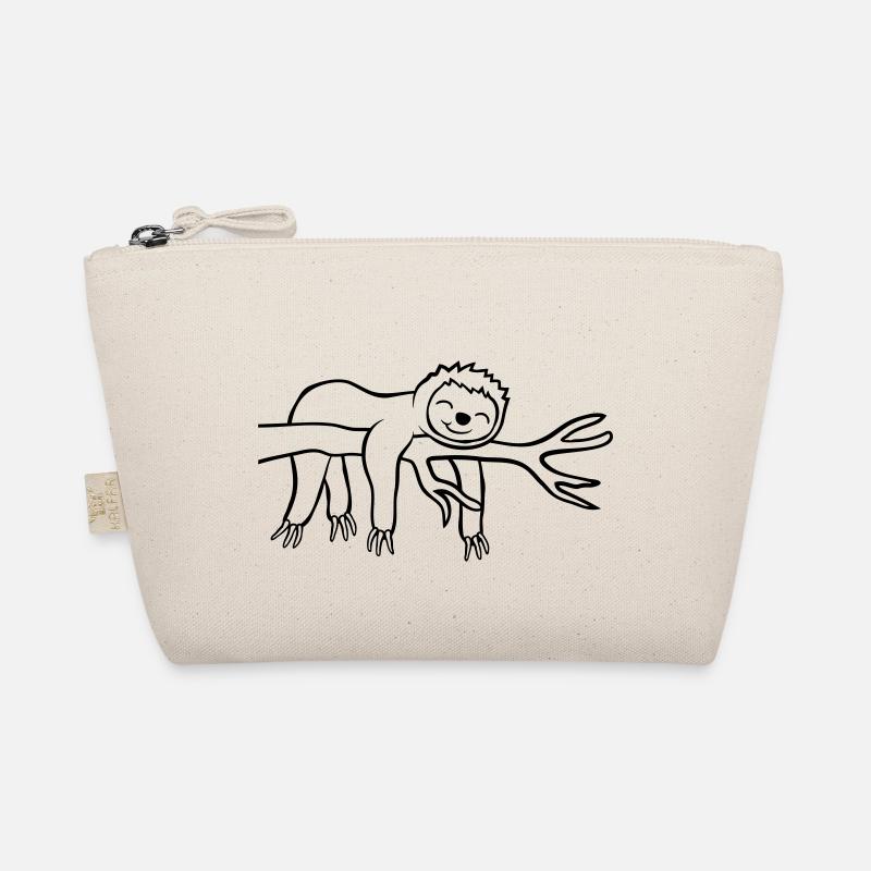Tired hanging sloth Organic Pouch