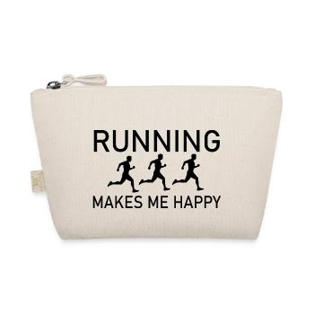 Marathon Running Run jogging - Organic Pouch - nature - Front