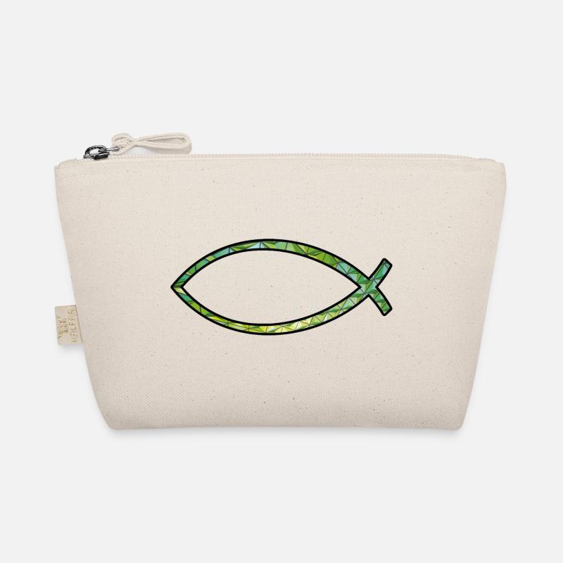Poisson Ichtus (diamant, vert) Trousse biologique