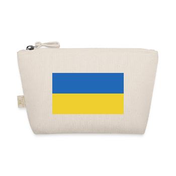 Ukraine Flagge - Bio-Täschchen - Natur - Vorne