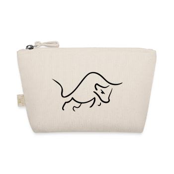 Bulle Line Art - Wall Street Minimalist - Organic Pouch - nature - Front