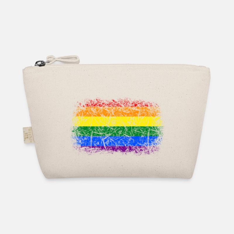 Drapeau arc-en-ciel Look utilisé Trousse biologique