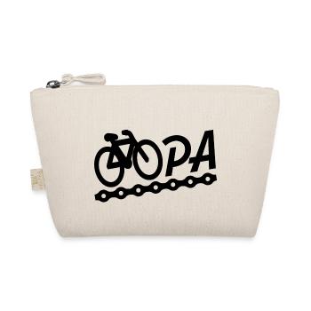 Opa Fahrrad Mountainbike Radeln bester Opa - Bio-Täschchen - Natur - Vorne