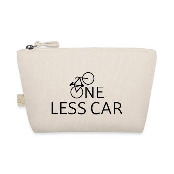 Bicycle Bike - One Less Car Sustainability Environment - Organic Pouch - nature - Front