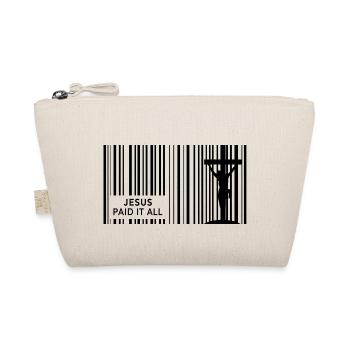 Jesus paid it all - Bio-Täschchen - Natur - Vorne