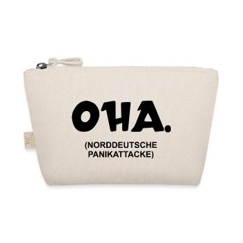 Oha | Norddeutsche Panikattacke | nordisch - Bio-Täschchen - Natur - Vorne