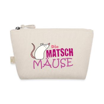 Muddy run shirt mud Matsch Lauf Maus Team obstacle - Bio-Täschchen - Natur - Vorne