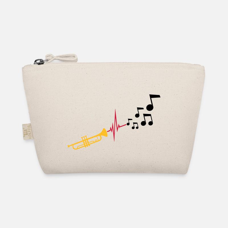 Notes Heartbeat Trumpet Organic Pouch