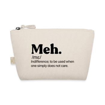 Meh Citation drôle - Trousse biologique - nature - Devant
