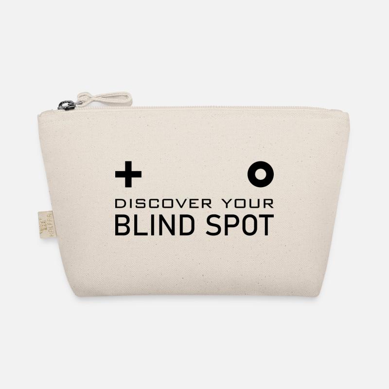 Blind spot brain test Organic Pouch