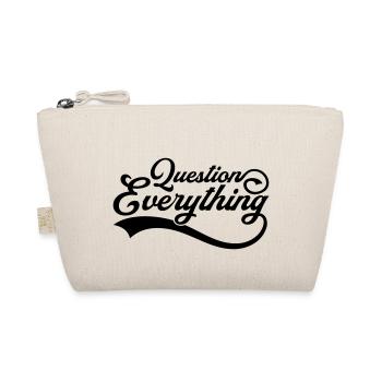 Question everything Cool - Organic Pouch - nature - Front