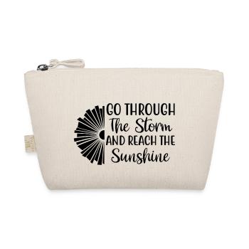 Go through the Storm and reach the Sunshine - Organic Pouch - nature - Front