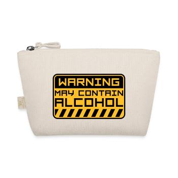 Warning May Contain Alcohol - Bio-Täschchen - Natur - Vorne
