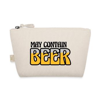 Logo May Contain Beer - Organic Pouch - nature - Front