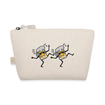 2 dancing party beers - Organic Pouch - nature - Front