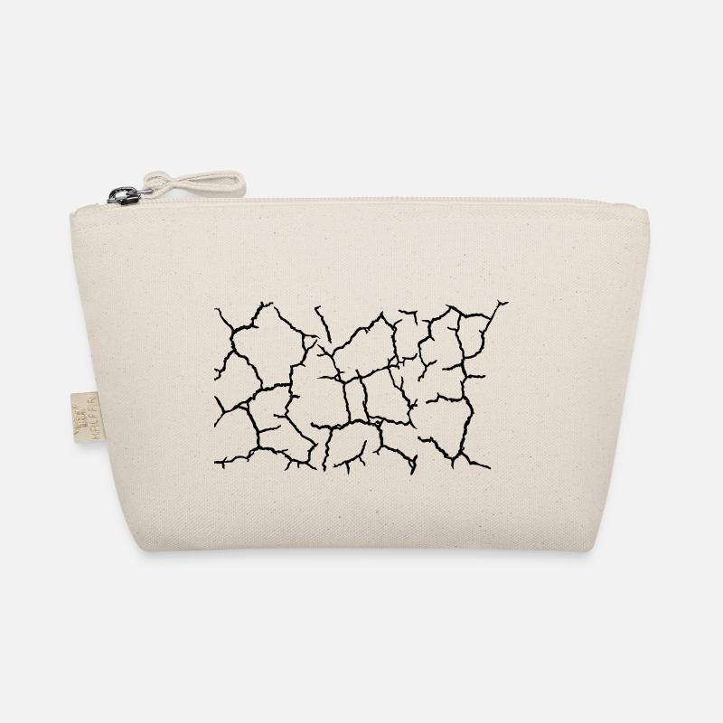 Bottom Cracks Pattern Texture Organic Pouch