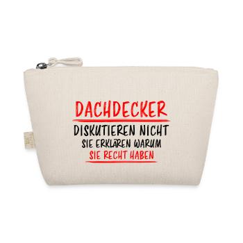 Dachdecker Job Handwerker Lustiger Spruch Geschenk - Bio-Täschchen - Natur - Vorne